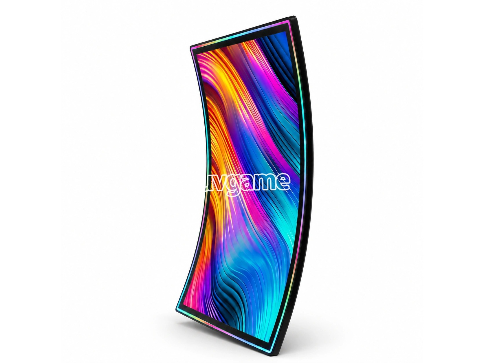 43″ LED Lighted Curved Touch Display (4K) 1