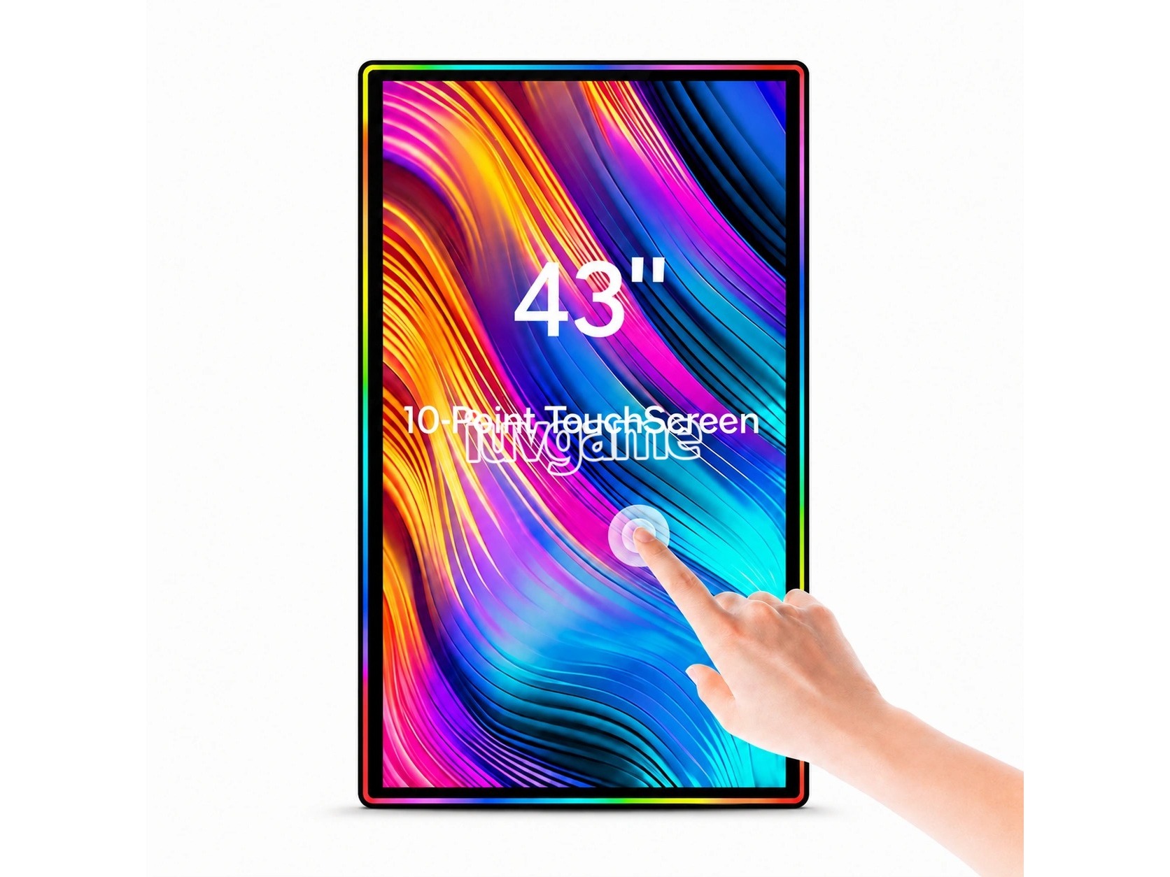 43″ LED Lighted Vertical Touch Display – 3